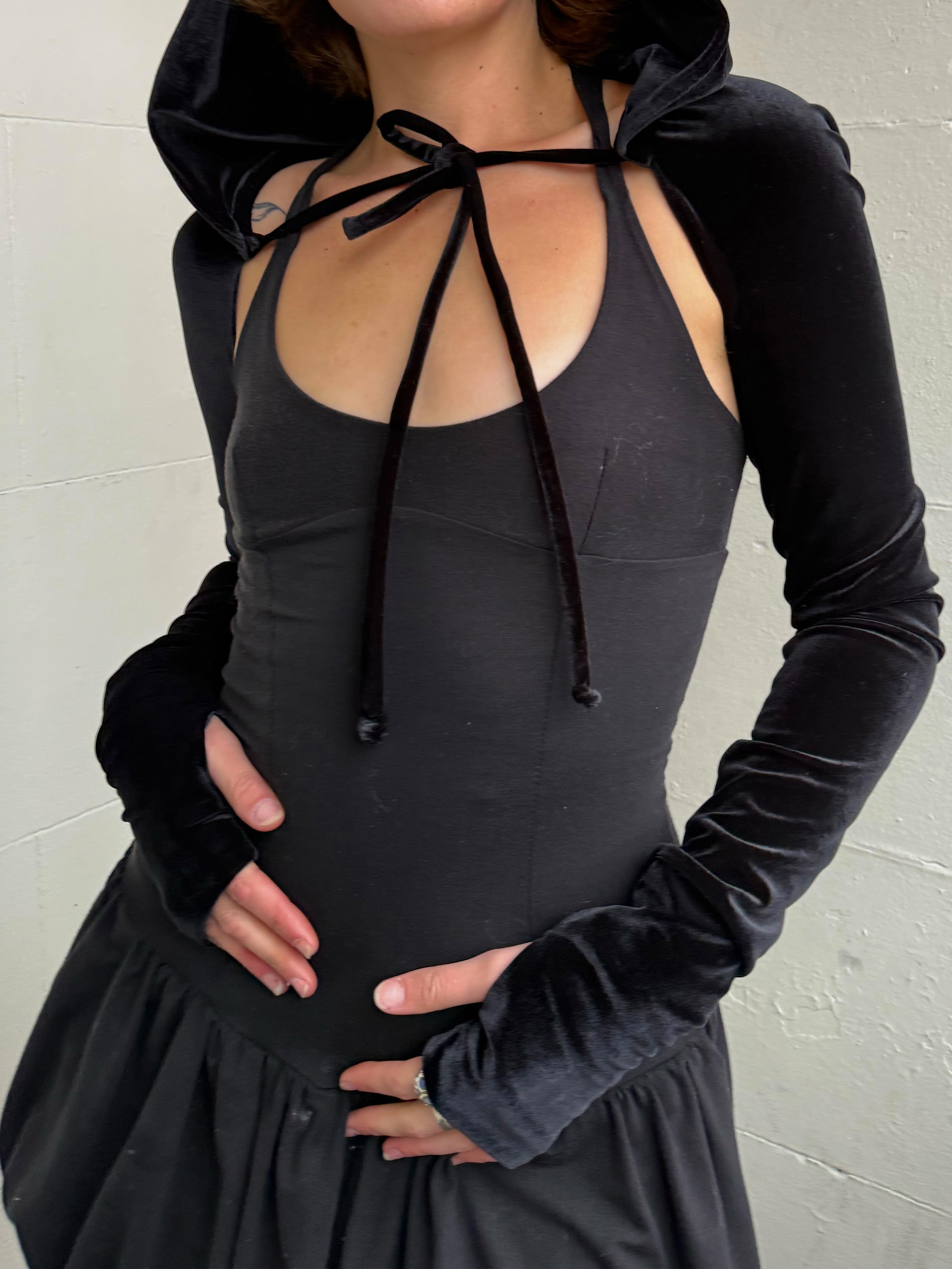 COATED HOODED BOLERO 1.1
