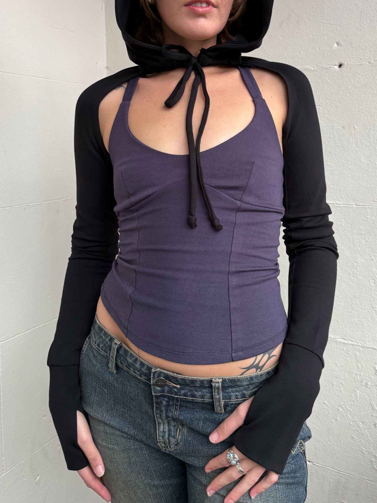 COATED HOODED BOLERO 1.0